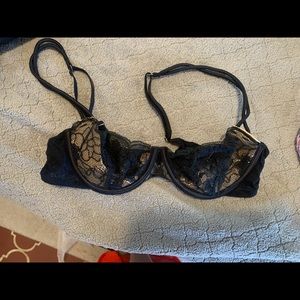 34B Victoria Secret balconette bra BLACK